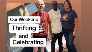 A Quick Video of Our Weekend 😎 #thrifting #shopping #goodwill #vintage #treasurehunt #homedecor