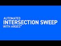 Arges intersection sweep