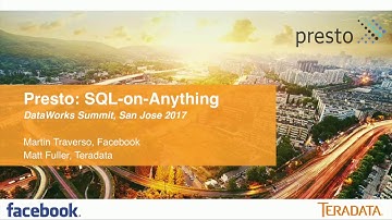 Presto  SQL on anything