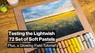 Paint a Glowing Meadow | Lightwish 72 Soft Pastels Review & Tutorial screenshot 3