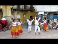 Traditional Dancing in Cartagena, Colombia -- Cumbia