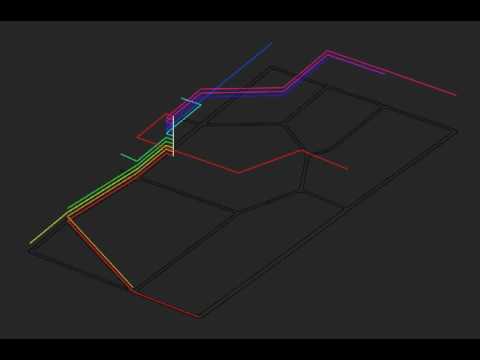 Shortest path with Dijkstra's algorythm and Galapagos evolutionary solver