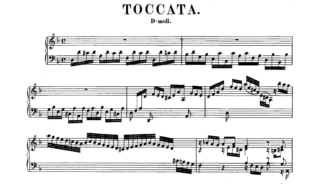 JS Bach: Toccata in - Hill - D Murray S4361X 1960 YouTube BWV Martin minor 913 Galling, 
