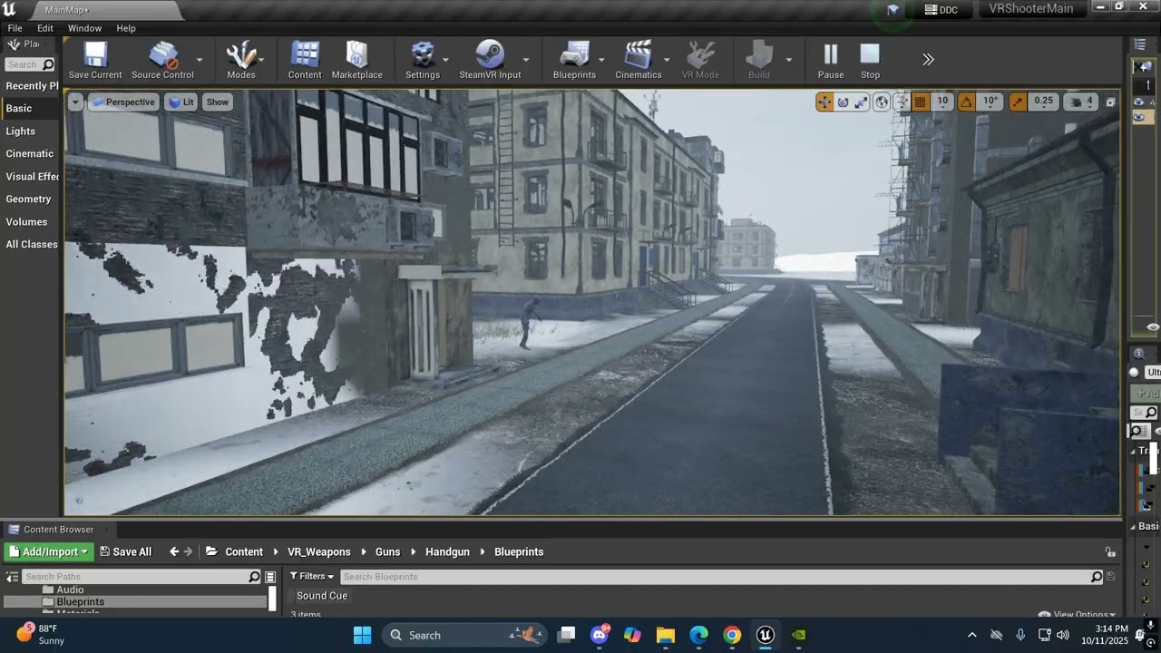 VR Alien Invasion Siberian Town