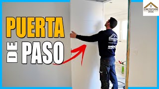 Instalación PUERTA de PASO en BLOCK