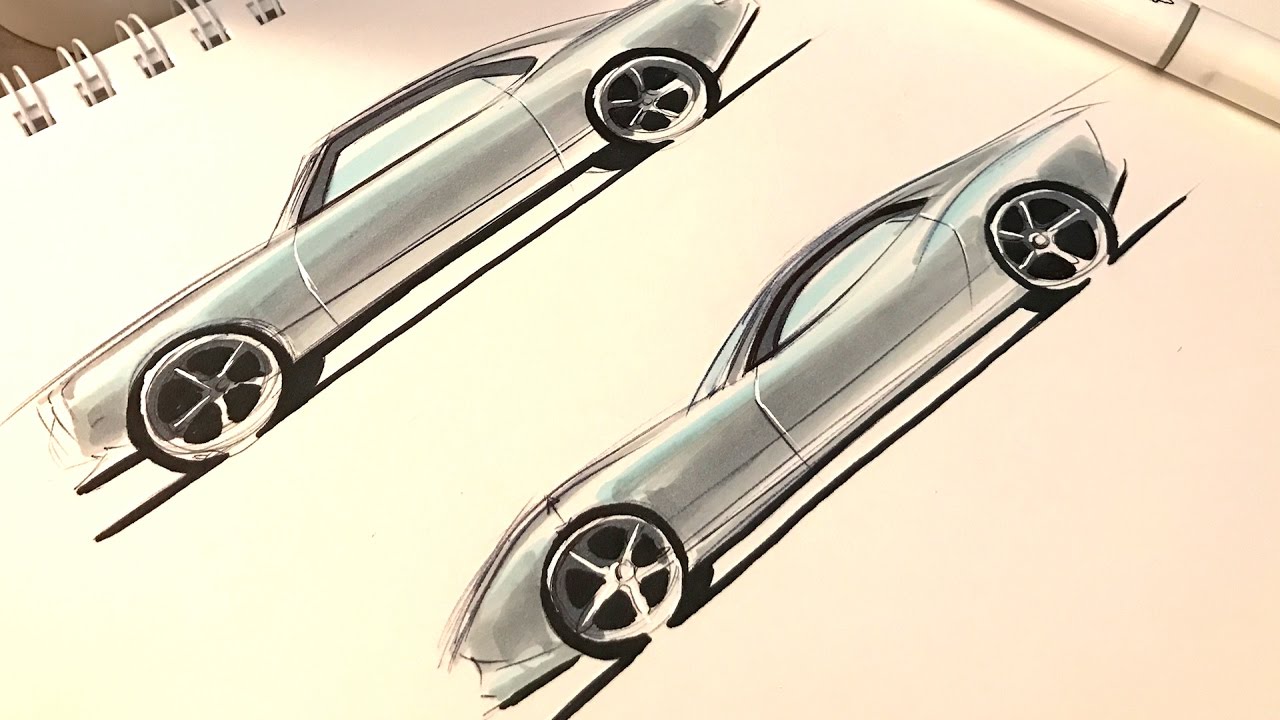 HOW TO SKETCH AND DESIGN - VEHICLE DESIGN AND SKETCHING TUTORIALS - YouTube