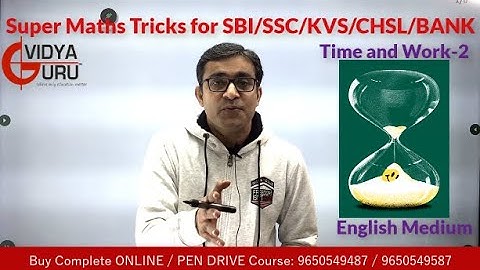 Short Tricks on Time and Work in English I Quant for SSC CGL 2023 I Bank Exam Math I CDS Preparation