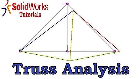 Truss Analysis in Solidworks Simulation (Problem 2)