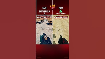BATTLEFIELD 6 VS DELTA FORCE COMPARISON | BULLET IMPACT ON SURFACE