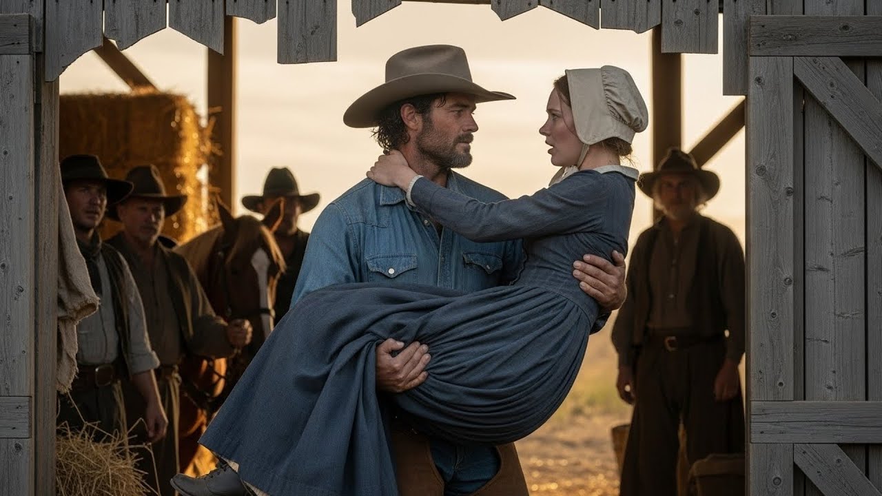 She Was Locked In The Barn For Days Without Water, The Cowboy Broke The Door And Carried Her Out