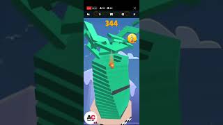 stack ball 3d 🏀 highest score chhalenges 📢📣 #stack ball #dames #gaming #viral #views #share