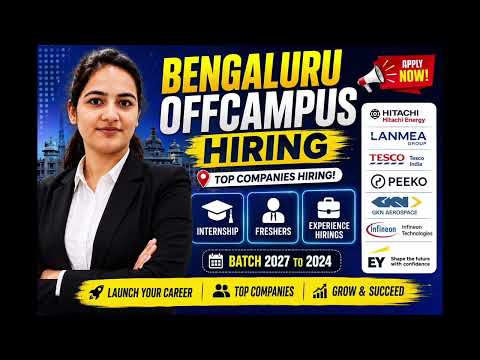 Bangalore Hiring | Freshers & Experienced | AI/ML, Software Engineer, Java, Python, Testing & More