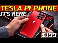 Tesla Pi Phone 2026 Senior: $199 Starlink satellite calls + phased-array + 250Mbps + 2400-nit screen
