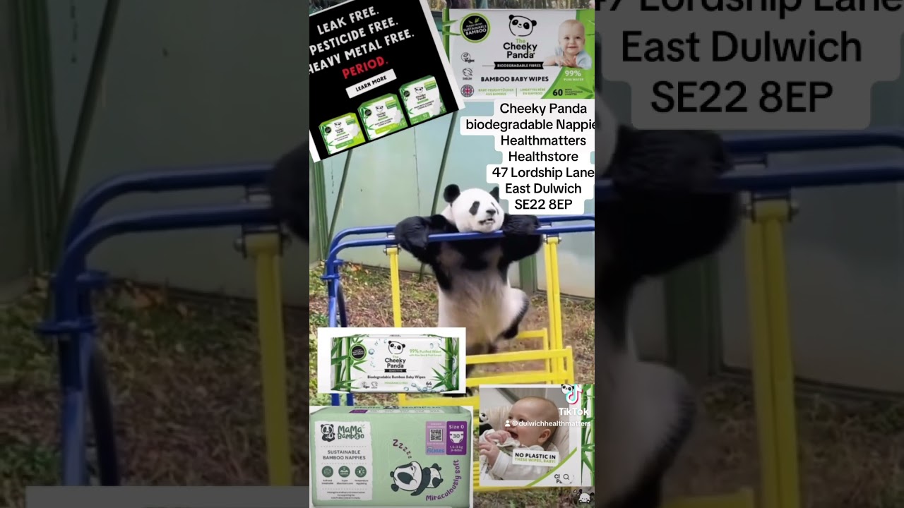 Cheeky Panda Biodegradable Nappies, protection for your  cheeky panda. 