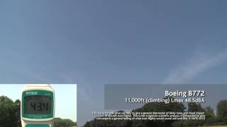 Boeing B772 At 11,000Ft Climbing 48.5 Dba