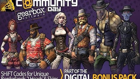 (SHIFT Code Inside) Borderlands®2 Community Skins + 5 Golden Keys
