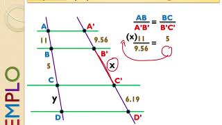 TEOREMA DE TALES PARTE 1