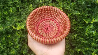 Famous How to make pine needle basket, Part 2 Wealth