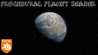Procedural Planet Shader! Blender 3.0 