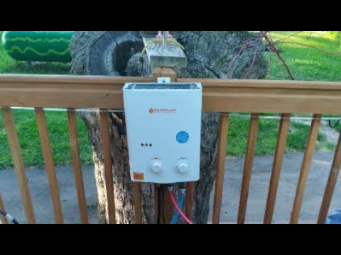 Camplux Outdoor Portable Propane Tankless Water Heater, BW264