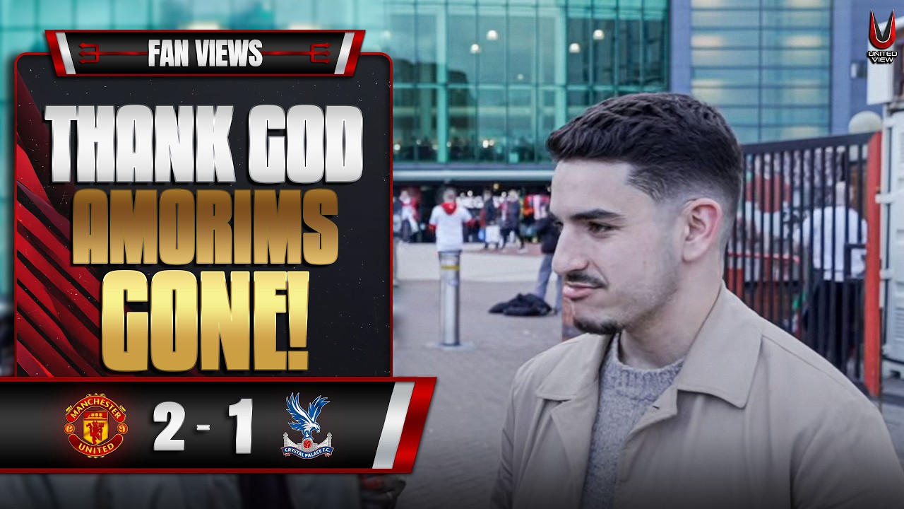 Carrick Brings HAPPINESS! | Man United 2-1 Crystal Palace | Fan View (Lyes & Dad)