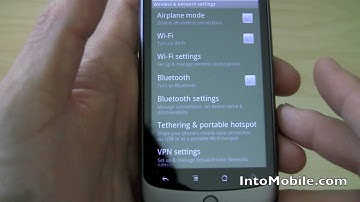Android 2.2 OS Froyo - USB tethering and WiFi hotspot demo