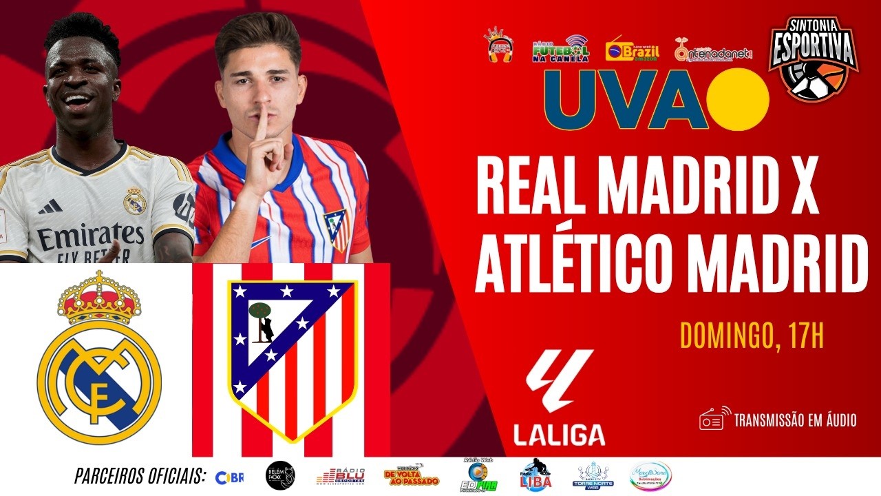 REAL MADRID x ATLETICO DE MADRID - LA LIGA 2025-26 - FINAL - AO VIVO NA ...