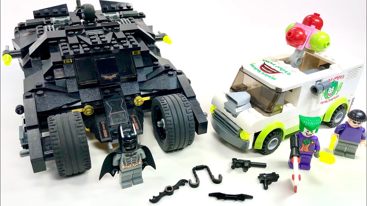 fugl kul unlock Classic LEGO Batman Tumbler Joker's Ice Cream Surprise Set 7888 Review -  YouTube