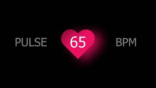 HEARTBEAT SOUND | 1 HOUR | 💓 Pulse: 65 BPM