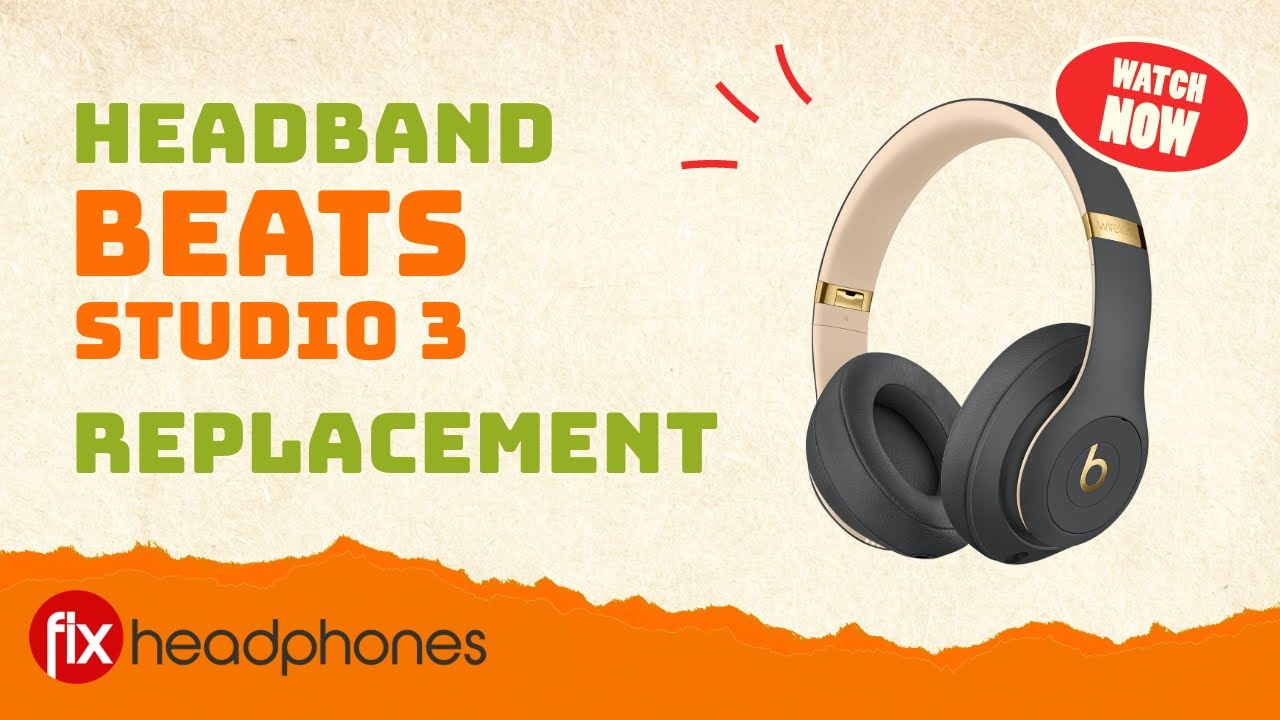 How To Replace Beats Studio 3 Headband | DIY Repair TUTORIAL - YouTube
