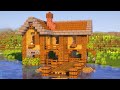How to Build a Lakeside Starter House in Minecraft