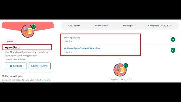 ApexGuru | Salesforce Trailhead