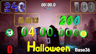 speedfeeling 4 minutes 180-200-220-240 seconds countdown  with 10 seconds delay timer alarm🔔