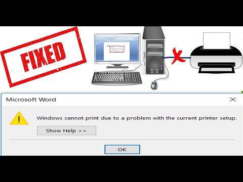 print คือ  Update  Windows cannot print due to a problem with the current printer setup