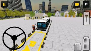 Bus Parking Simulator 3D - All Level Unlocked Hard Bus Game - Android Gameplay screenshot 1