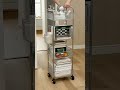4-tier rolling cart organizes everything for £14