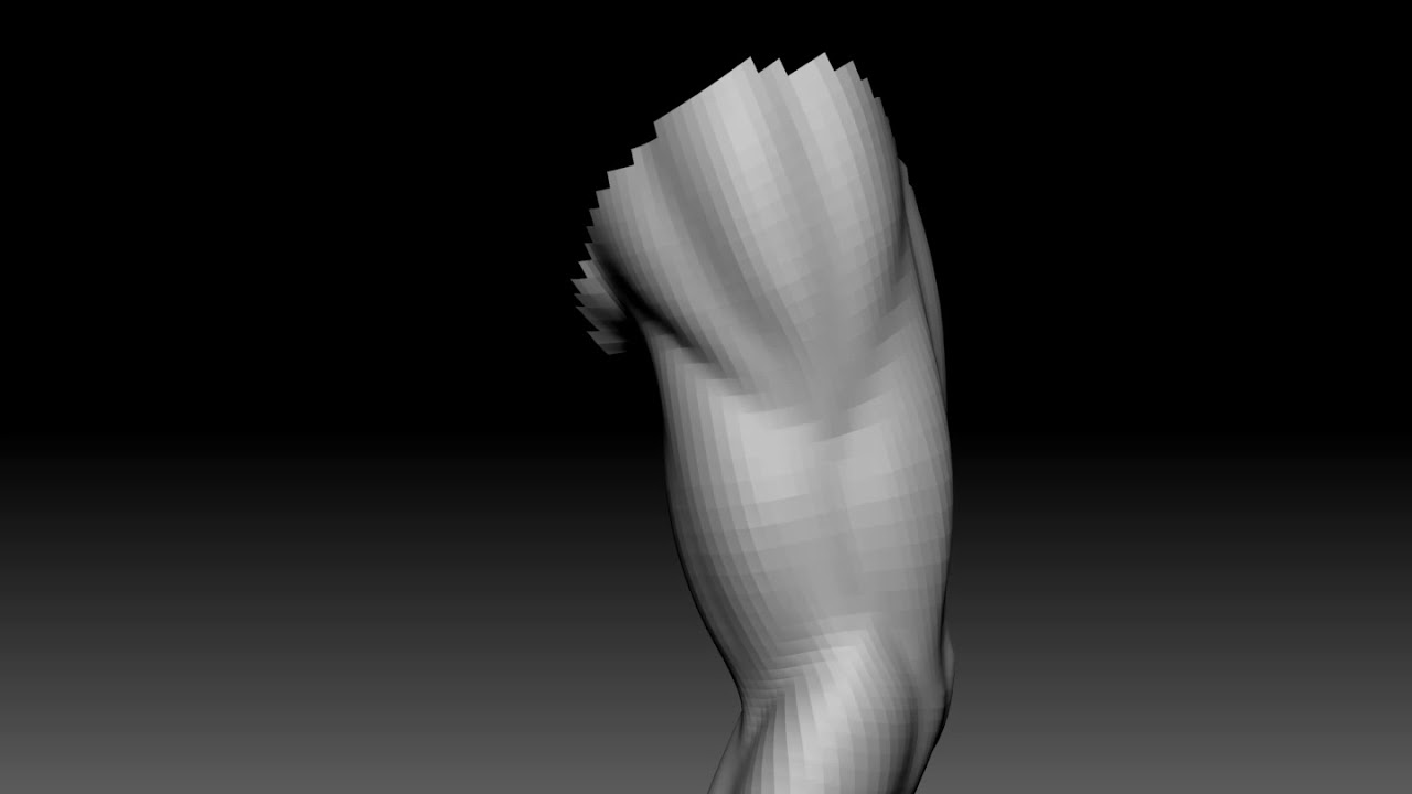 ZBrush Speed Sculpt - Basic Male Anatomy - Arms
