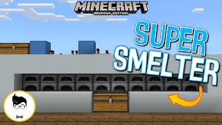 Minecraft BE SUPER SIMPLE FURNACE ARRAY! (PE/Xbox/PS4/Windows10/Switch)