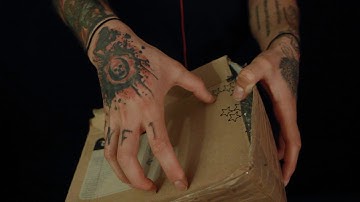 ASMR Tapping & Scratching a Cardboard Box