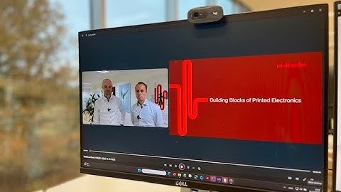 Webinar - Building Blocks of Printed Electronics