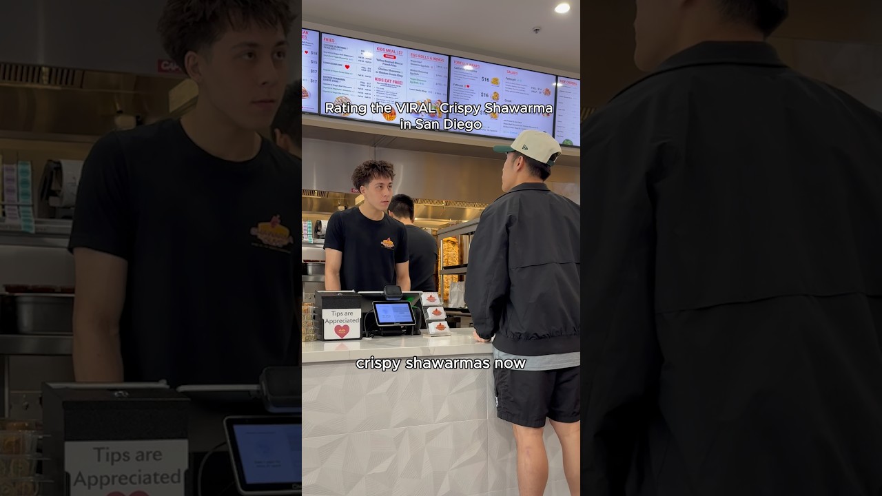 Rating the viral crispy shawarmas from Shawarma Guys in San Diego, CA