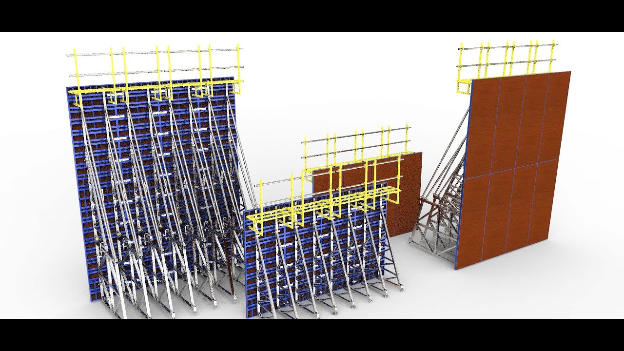 【Formwork 가설재】 13. 합벽지지대 Single-face Wall Formworks  ㅣ(주)블루폼