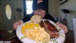 I Feast On BBQ Pork Ribs Mukbang! 🍗🐷