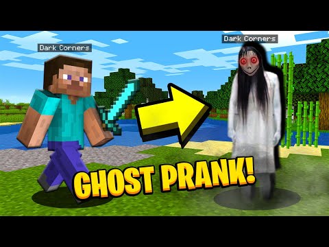 Pranking as a CREEPY GHOST in Minecraft! - Funny Minecraft Video