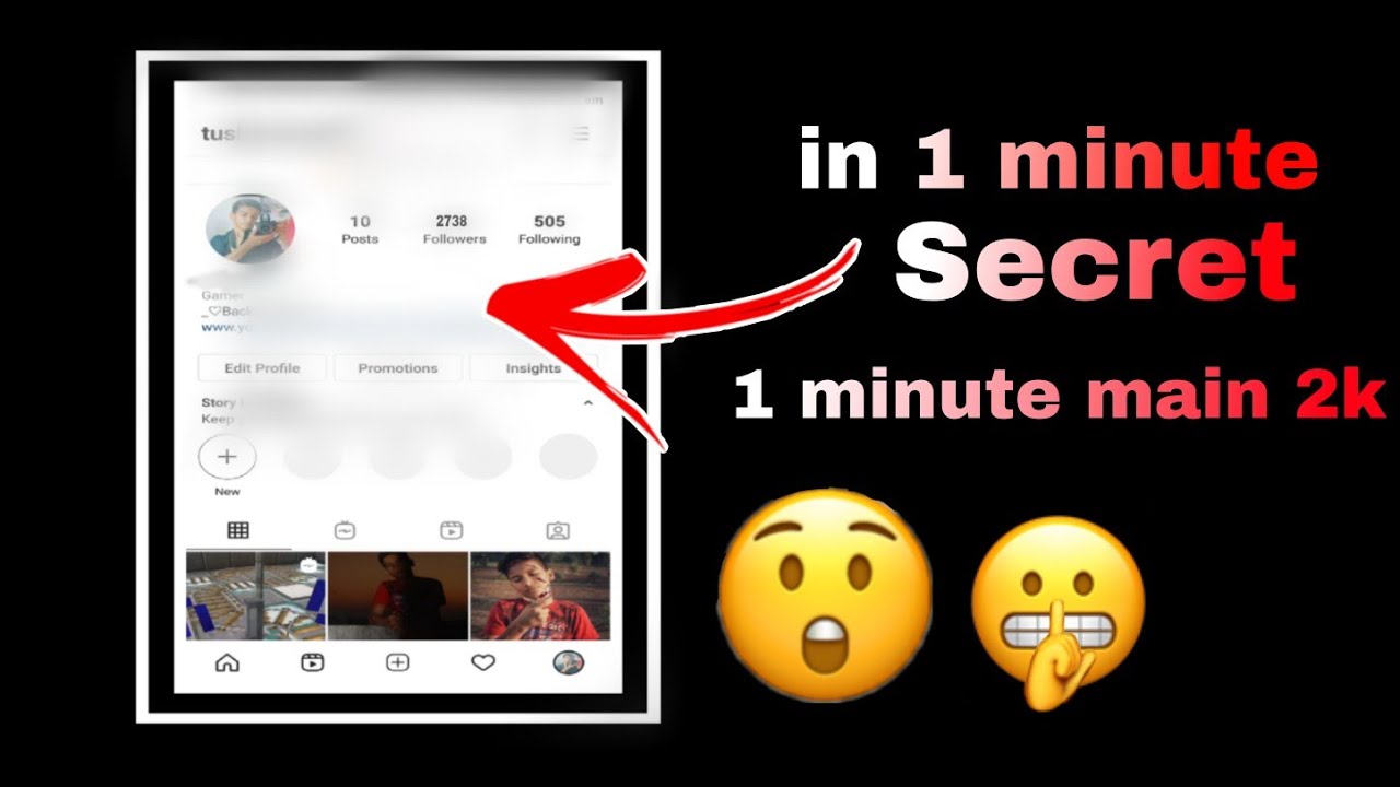 How To Increas Instagram Followers In 1 Minute Secret 100 Real By 
