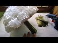 HAND BOUQUET WEDDING RIBBON I Membuat Buket Bunga Satin