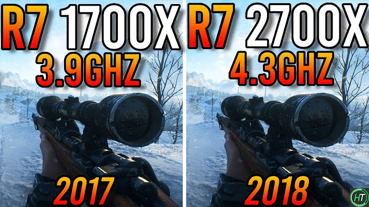 Ryzen 7 1700x vs 2700x so sánh năm 2024