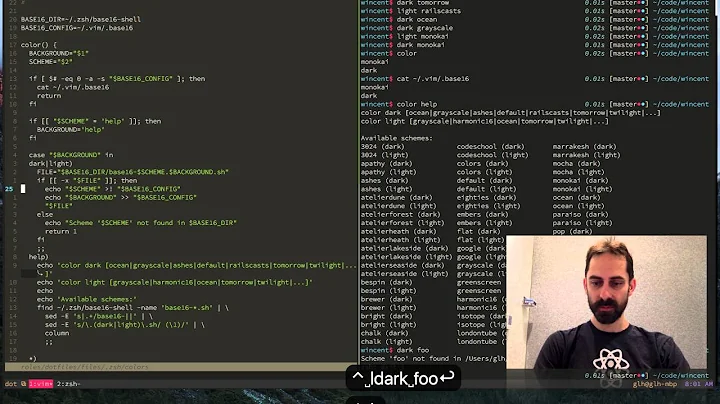 Vim screencast #4: Color