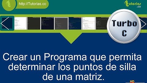 arrays – turbo C (puntos de silla de una matriz)