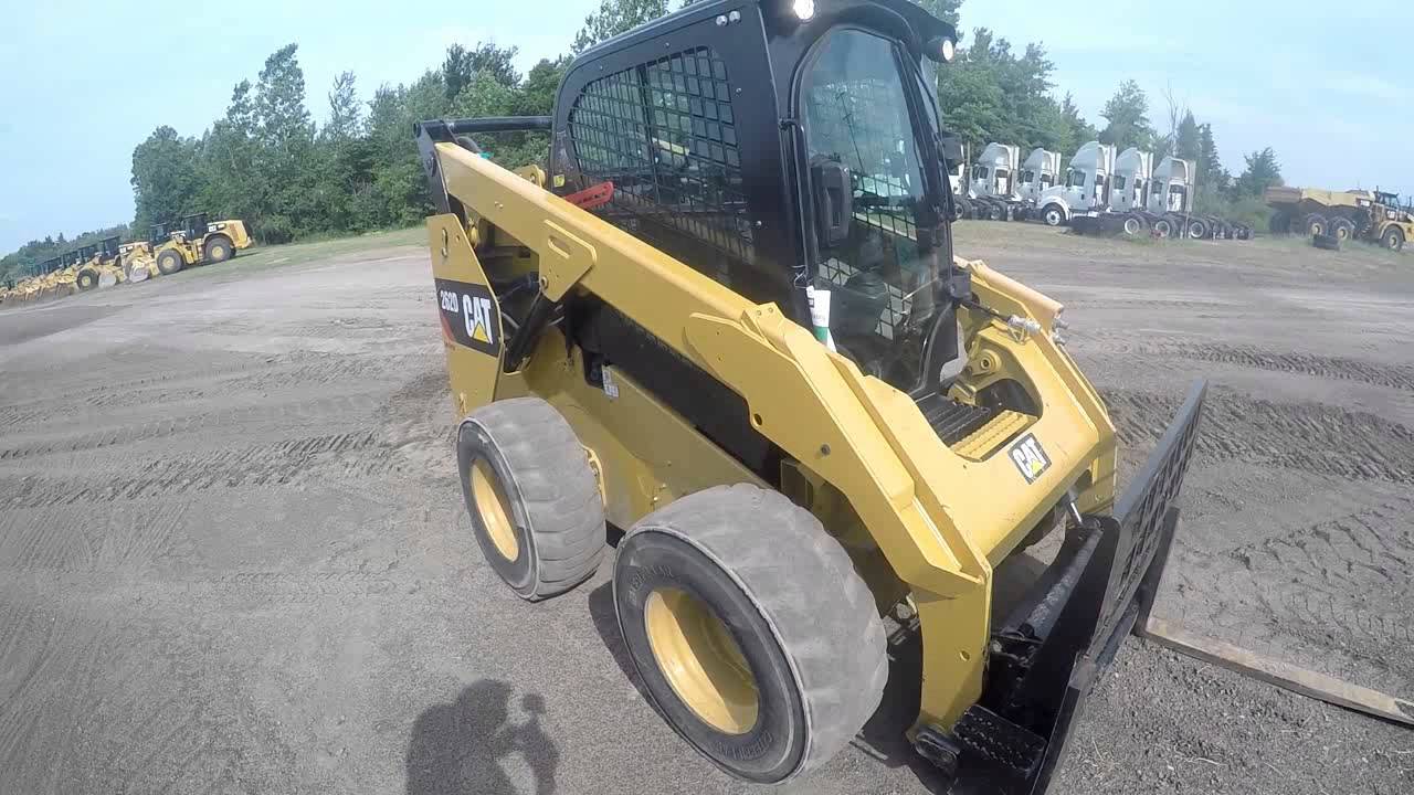 2014 Cat 262d Skid Steer Youtube